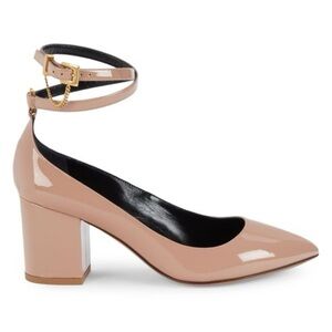 Valentino Garavani Nude Patent Leather Heels